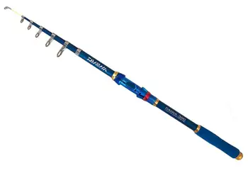 

Spinning fishing telescopic spinning, blue, test: 60-120g size: 2,1 m/2,4 m/2,7 m/3 m/3,6 m China manufacture.