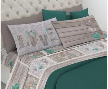 

Complete sheets line Thoughts Delicate 100% Design cotton Shabby Love - Made in Italy