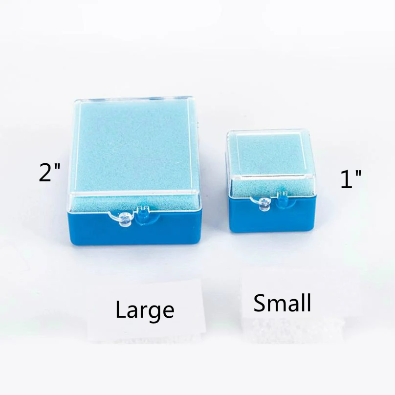 

Dental Lab Crown Bridge Packing Box with Sponge Foam Fillers Plastic Packaging Box Pillow Boxes