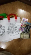 6Pcs Antistress Puzzles Educational Toy for Children DIY Eco-friendly Graffiti Bag Kindergarten