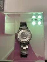 2021 nuevo y popular marca Oro arenoso de diamantes de imitación reloj de cuarzo Casual mujeres completa de acero Relojes de lujo reloj femenino