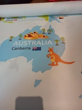 Custom Wallpaper Murals Background World-Map Bedroom Beibehang Living-Room Cartoon 3d