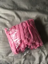 Gorro estéril desechable, cubierta de tela no tejida desechable con microcuchillas para maquillaje permanente, gorras de malla estériles para cejas, tatuajes, catering, 100 uds.