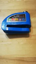 Alarma de bloqueo para moto impermeable, antirrobo para bicicleta, bloqueo de freno de disco de moto + bolsa + cuerda de recordatorio, envío gratis