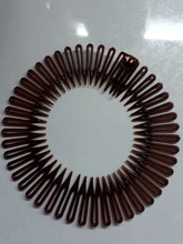 1 Uds. De diadema elástica de plástico para el cabello, peine Flexible de diamante, banda para el pelo, Clip de lavado de cara, accesorios para el cabello