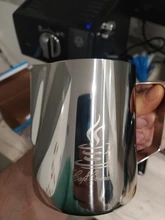 Airmsen de acero inoxidable leche espuma jarra de café jarra Cappuccino Latte crema de leche taza de espuma jarra de