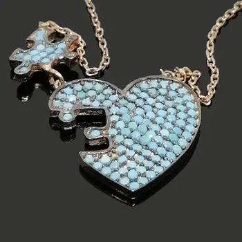 

Heart Pendant For Women Sterling Silver 925 Jewelry Necklace Fashion 2020 - Neck Pendants, Women's Accessories Gifts For Women