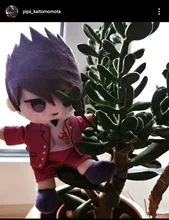 15cm muñeca de peluche de Anime llavero Danganronpa V3 Dangan Ronpa Oma Kokichi Komaeda Nagito campanillas Ohm Material llavero de peluche de juguete