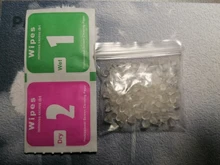 D001 100 unids/lote pendientes accesorios de la joyería de la bala de plástico de oreja/bloqueado pendiente DIY