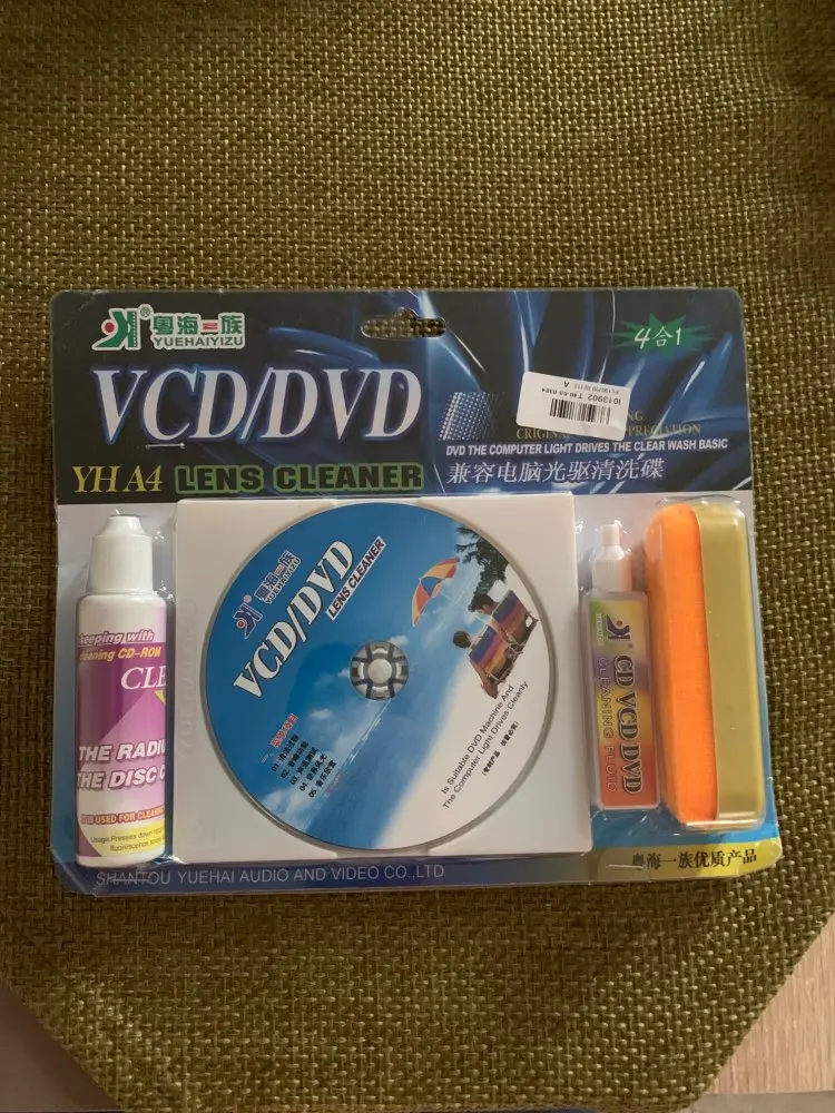 4 в 1 CD DVD Rom плеер обслуживание объектива чистящий комплект
