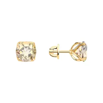 

Sokolov drop earrings with stones in gold with Topaz Swarovski,Crystals, fashion jewelry, 585, women's male, long earrings