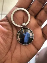 Llavero con foto personalizada, soporte para llaves con fotografía customizada de mamá, papá, bebé, niños, abuelo y padres, regalo de aniversario para familia