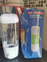 Container-Bottle Soap-Dispenser Sanitizer-Shampoo Shower-Gel Wall-Mounted Bathroom 500ML