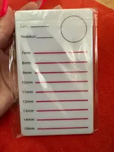 Bandeja acrílica para pestañas, bandeja para pestañas, bandeja para pestañas, soporte Individual para extensiones de pestañas, placa de mano, soporte para Pallet