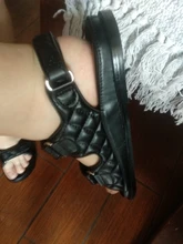 Sandalias de plataforma de cuero genuino para mujer, zapatos de diseñador de lujo a la moda, Sandalias planas, tacones gruesos, tendencia