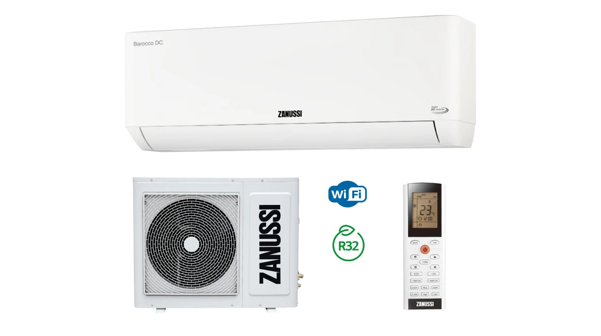 Split System (air conditioning) Zanussi Barocco DC inverter Zacs/I-12 HB/N8 | Бытовая техника
