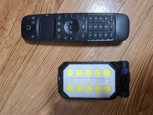 Portable LED Flashlight Power-Display Magnet-Design Camping Lantern Waterproof COB 