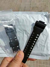 Pulsera de reloj de PU de alta calidad para hombre, pulsera de reloj para Casio G-SHOCK GA-110 GA-100, deportiva, resistente al agua, color rojo, 16mm