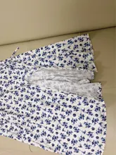 Vestido de verano de las mujeres de manga corta Puff novia impreso acanalada fiesta de Split largo Maxi Vestidos cordón Vestidos Sexy vestido