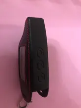 3 botones de cuero coche-estilo de cubierta para Starline B9 B6 A91 A61 Twage dos forma de sistema de alarma para coche llavero