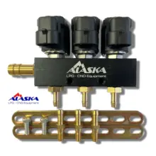 Форсунки ALASKA ГБО LPG CNG ГАЗ Рампа 3Ом ТИП 30 Инжектор 3 цилиндра