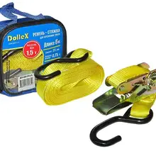 Стяжка ремень для крепления груза(6 м х 25 мм), 1,5 т(лента полиэстер+ механизм) в сумке