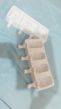 Freezer Popsicle-Maker Ice-Cream-Molds Homemade Food-Safe Silicone DIY 4-Cell