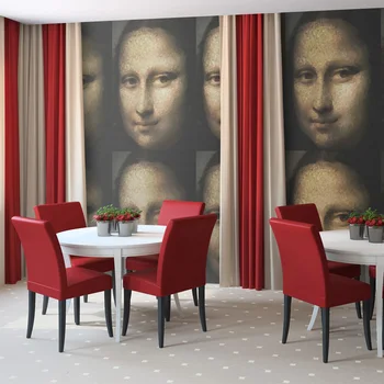 

Wall mural-portrait of Mona Lisa-450x270 cm