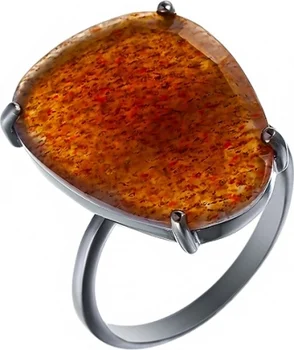 

Jay VI ring with black silver glass