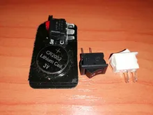 Switch Push-Button SPST 250V Black White KCD11 Snap-In-On/Off 3A 10x15mm 10pcs And Red