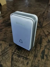 Doorbell-Night-Light No-Battery Bell-1 Self-Powered Cordless ZOGIN 2-Button Waterproof