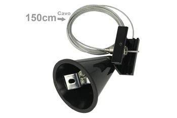 

Cable Kit suspension for binary phase wire black color 150cm for one side CB40203