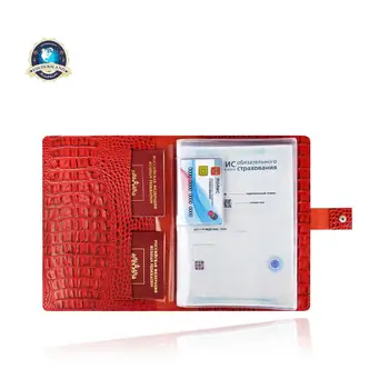 

Organizer made of genuine leather A5, folder for documents compact, organizer for documents foldersland, folder bag66 Red