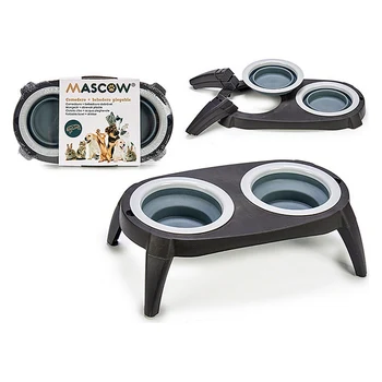 

Pet feeding dish Grey Silicone Silicone (40 x 3,5 x 22 cm)