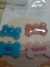 Letras holográficas de resina epoxi con purpurina gruesa, letras gruesas, lentejuelas mezcladas, alfabeto, 5 colores, 2g por