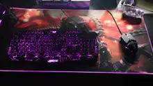 Mouse-Pad Setup-Gamer Led-Gaming-Accessories Custom Genshin Impact Anime White Design