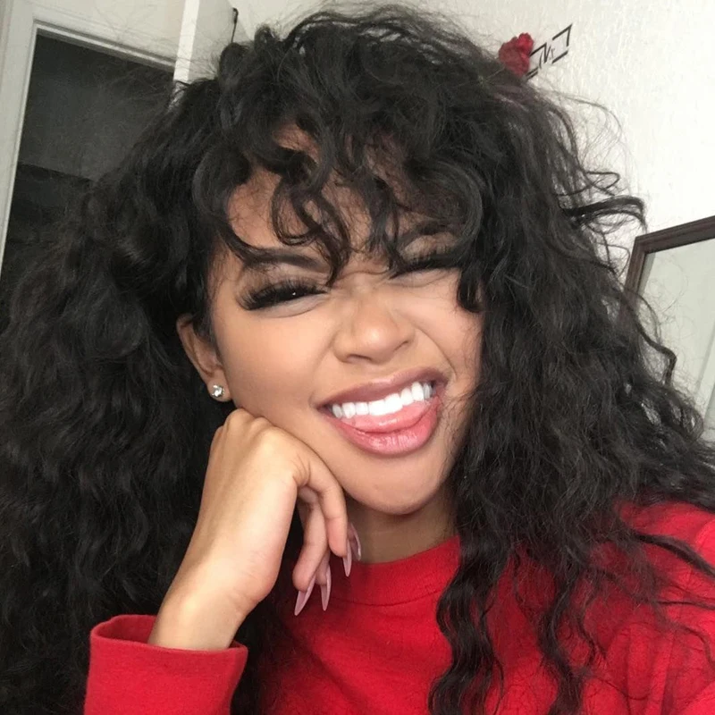 Боб кудрявые кружевные передние al парики с челкой Бразильские Remy человеческие