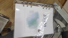 Archivador de plástico transparente, carpeta de anillos para hojas sueltas formatos A4, A5, A6 y A7, para agenda y cuaderno, suministros escolares y de oficina, 1 unidad