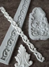 Gumpaste Mold Cake-Decorating-Tools Chocolate Border Yueyue Sugarcraft Silicone