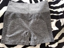 Pantalones cortos deportivos sin costuras para mujer, de cintura alta, con realce, ajustados para entrenamiento, 2020