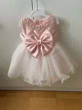 Yoliyolei-vestido de tul esponjoso para niñas, Vestidos de princesa con flores, para fiesta de cumpleaños
