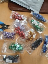 Foot-Ring Pigeons Bird Parrot Aluminium Flying Training-Identification Outdoor 120pcs