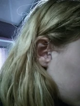 Pendiente de cartílago falso para mujer, joyería Vintage Punk, Simple, geométrico, forma de C doble, sin Piercing, 1 ud.