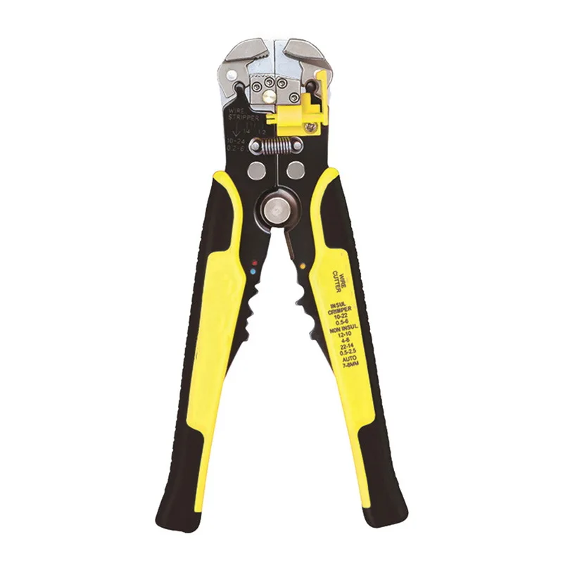 

1Pcs Automatic Multinational Wire Stripper Wire Crimper Cable Cutter Stripping Piler Tool yellow