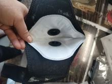 Máscara de cara de ciclista con filtros PM 2,5, Mascarilla anticontaminación con válvula de respiración de carbón activado para ciclismo