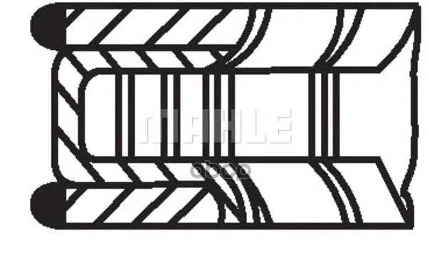 Кольца Поршневые Opel 1.8 D81 1.2-1.2-2 Mahle/Knecht 01202n1 Mahle/Knecht арт. 01202N1