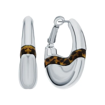 

Silver earrings with enamel sunlight sample 925