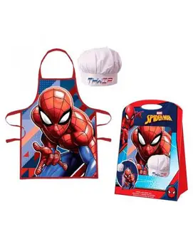 

SPIDERMAN MARVEL CHEF Apron and cap SET