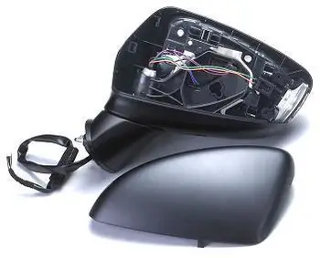 

REARVIEW MAZDA 3 2013 ELEC. TERM. RIB. C/FAN. LED C/BREAKFAST. 8PIN ASF. Left Compatible