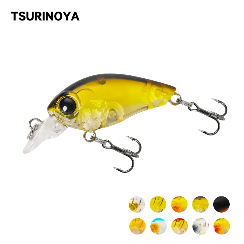 TSURINOYA DW24 жесткая пластиковая рыболовная приманка мини кренкбейт 35 мм 3 5 г
